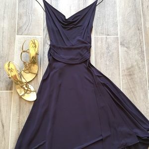 Yigal Azrouel - eggplant colored dress